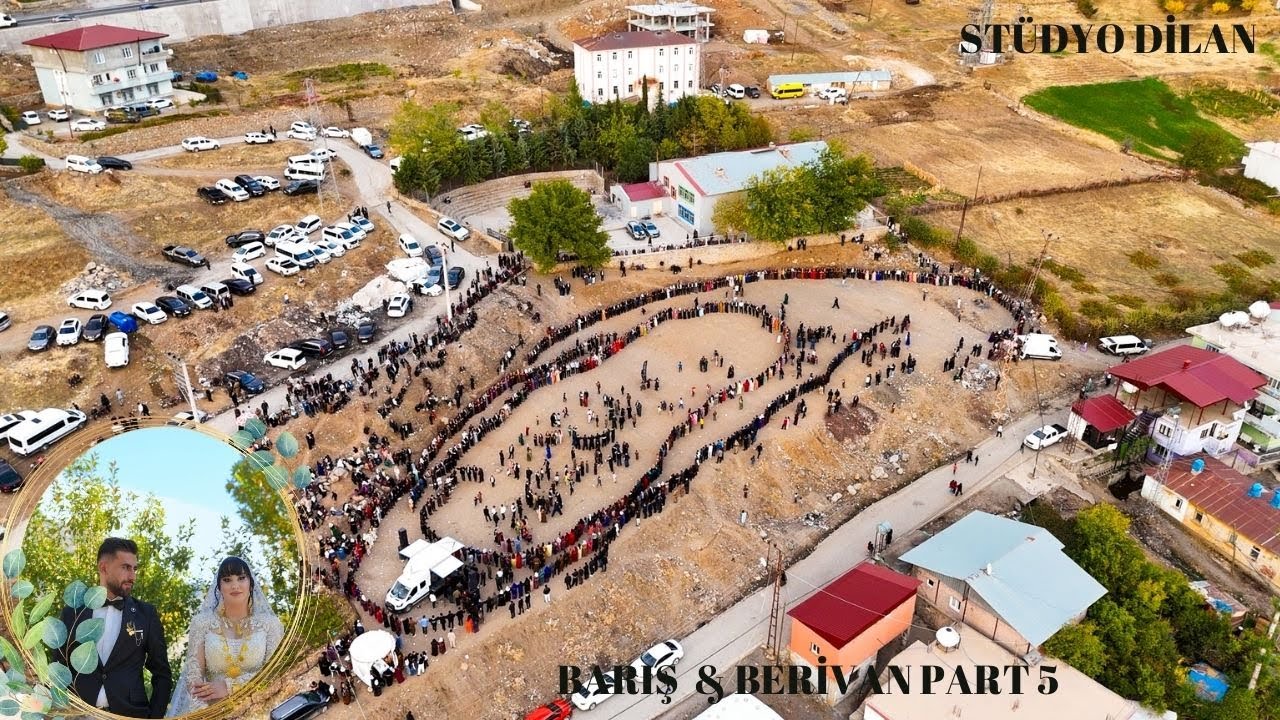 Barış  & Berivan AYRİT Gazi Yıldırım Şırnak Uludere Goyan Aşiret Düğünü الرقص الكردي Part 5