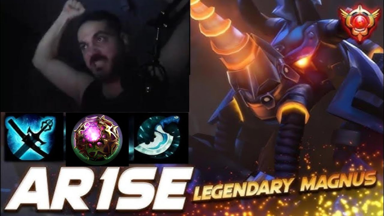 Ar1se Magnus Mid 20-0 Score  Most Legendary Game And Plays WAWWW Dota2 Highlights !!