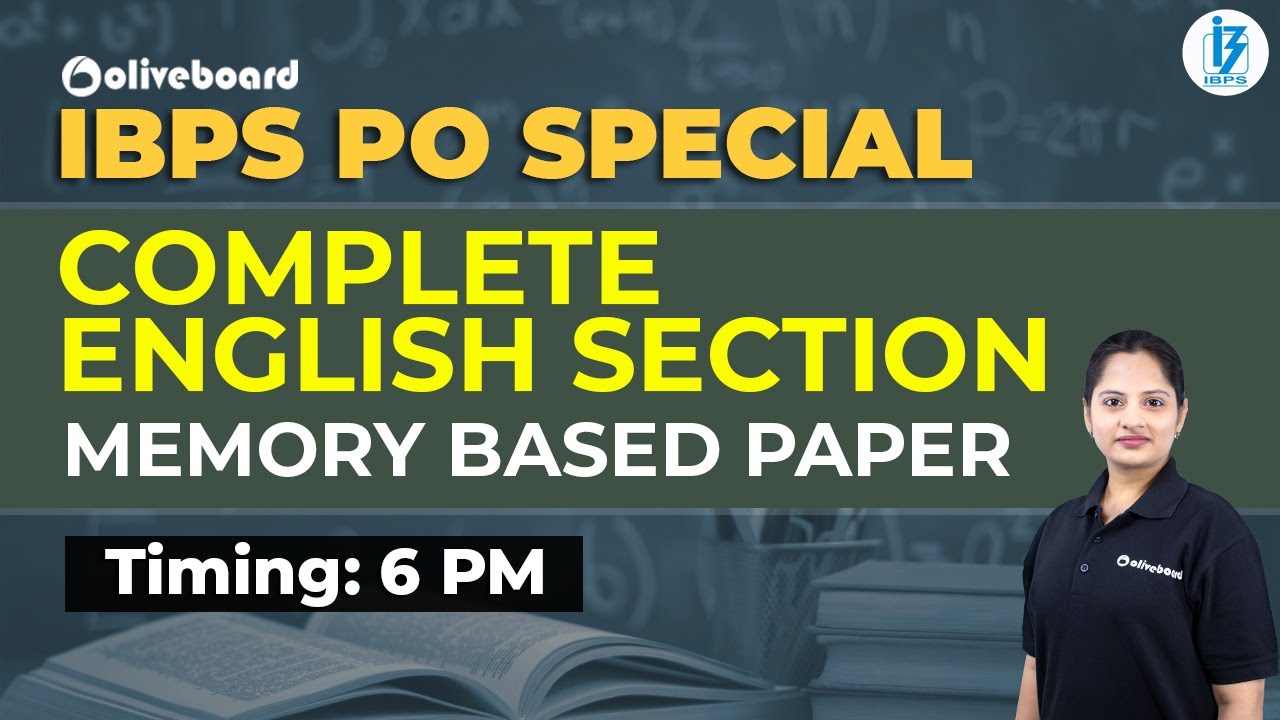 IBPS PO 2020 | Complete English Section(Memory Based Paper)