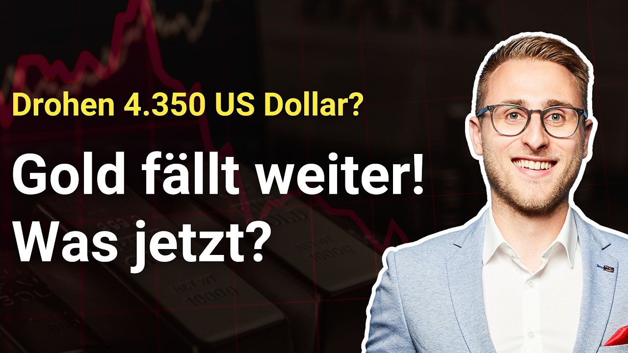 Gold Korrektur geht weiter - wie tief geht es?