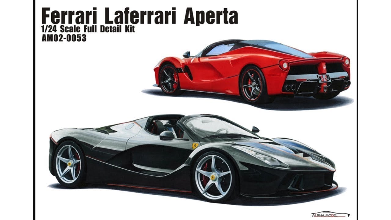 Распаковка - Alpha Model 1 24 Ferrari Laferarri Aperta