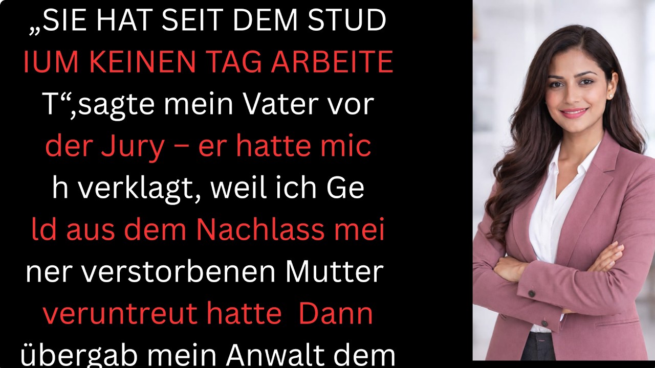 Als mein Vater mich vor Gericht des Diebstahls beschuldigte, wusste er nicht, wer der Richter war