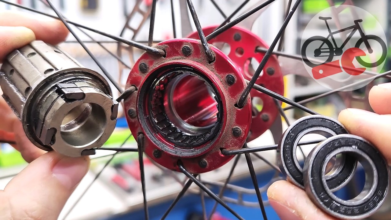 Bike Rear Wheel Play – Fix. How To Replace bicycle Wheel Hub Bearings. №1
