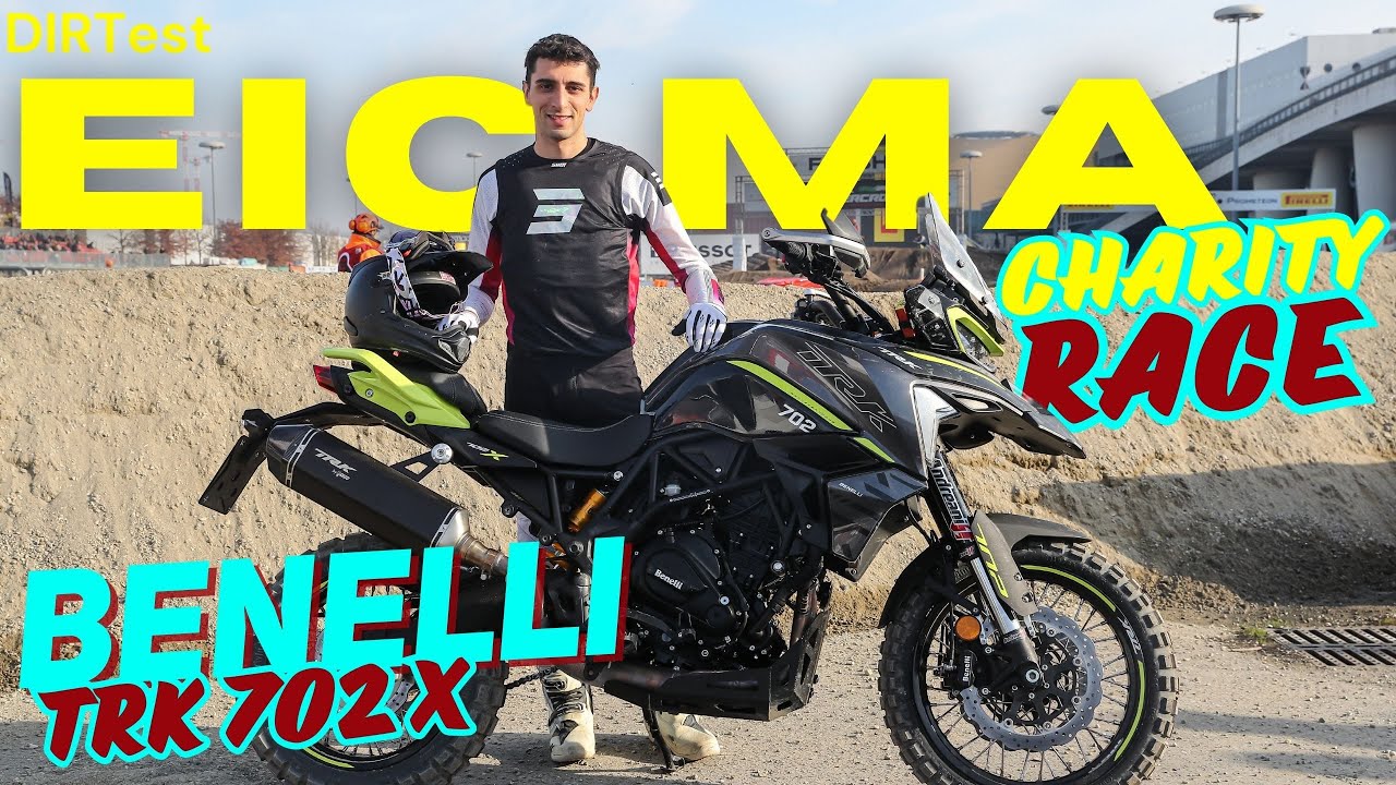 EICMA Champions Charity Race Rally: in gara con la Benelli TRK 702 X tra le maxi enduro al MotoLive