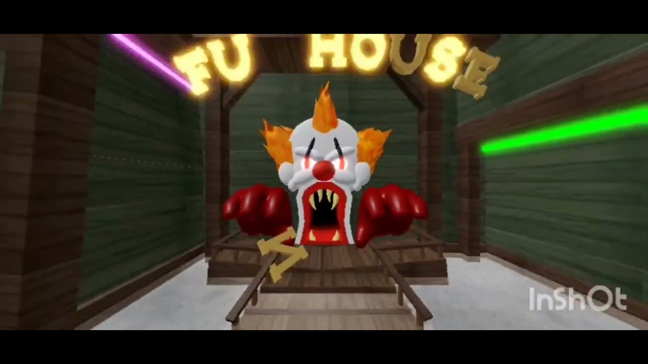 Escape the carnival of terror obby game play 🤡