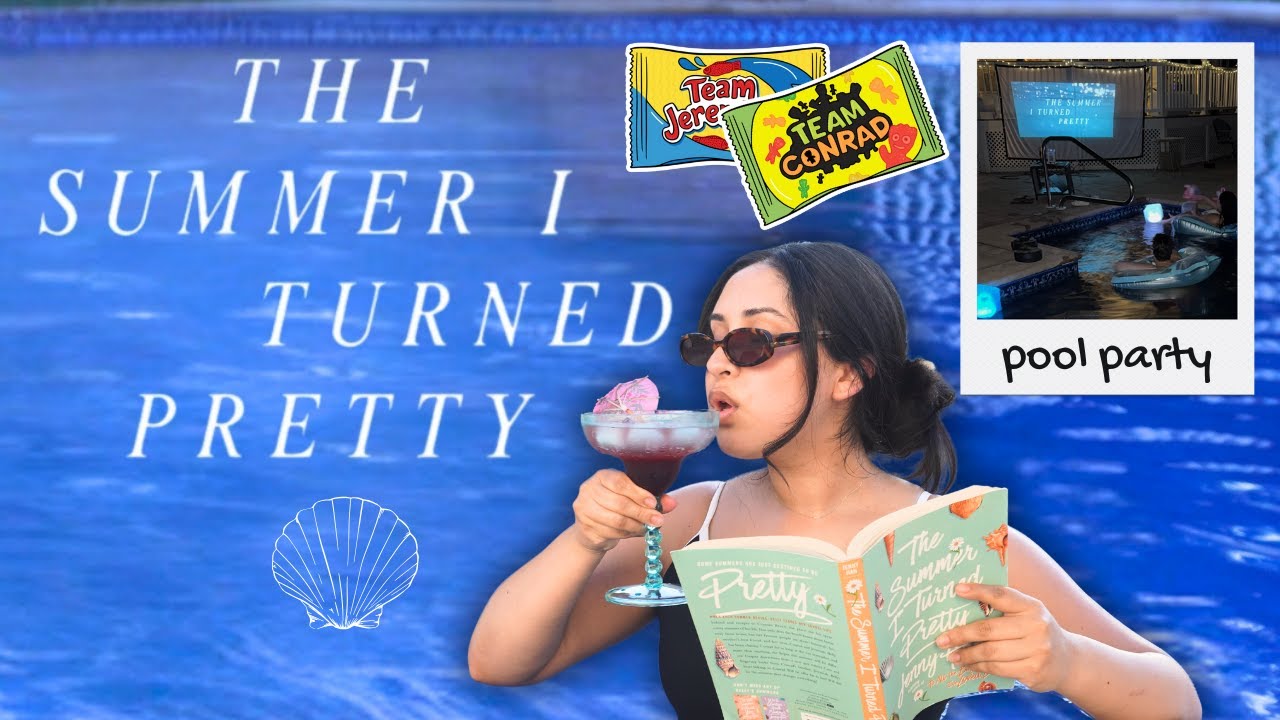 How I threw an aesthetic TSITP pool party! DIY decor, themed food, & MORE