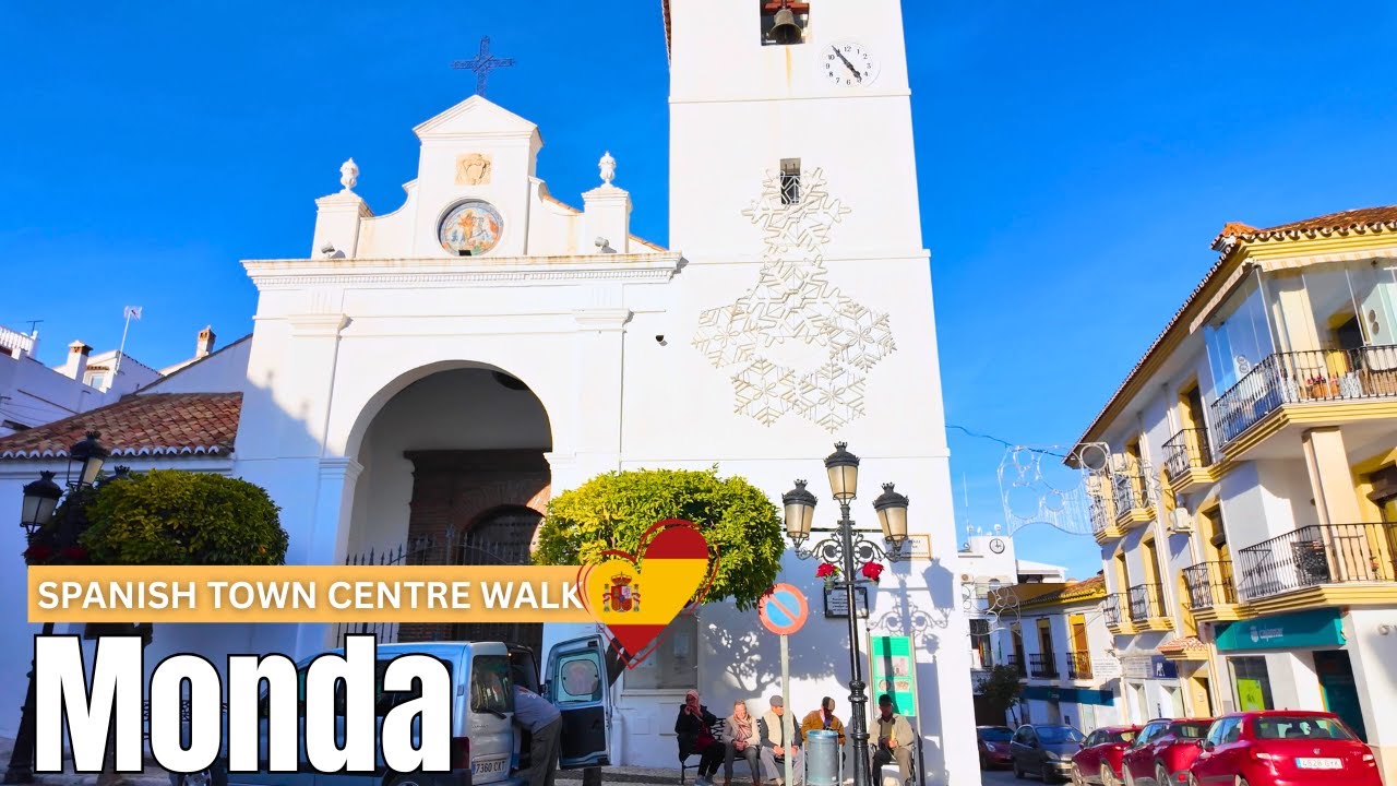 Monda, Spain Walking Tour 🇪🇸 | Timeless Castle Village near Marbella!