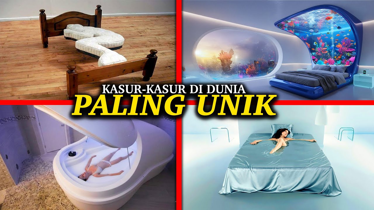 HARGANYA MILIARAN?! Inilah 17 Kasur Paling Aneh & Canggih di Dunia yang Jarang Orang Ketahui!