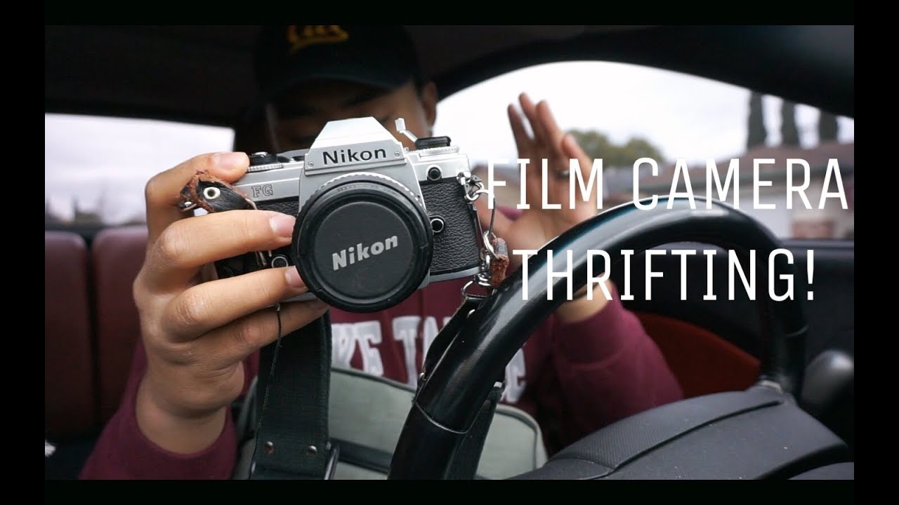 Film Camera Thrifting || NIKON SLR AND LENSES!