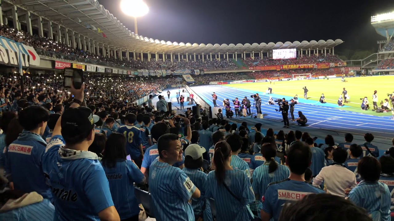 川崎フロンターレvs名古屋グランパス ハーフタイム SHISHAMOライブ
