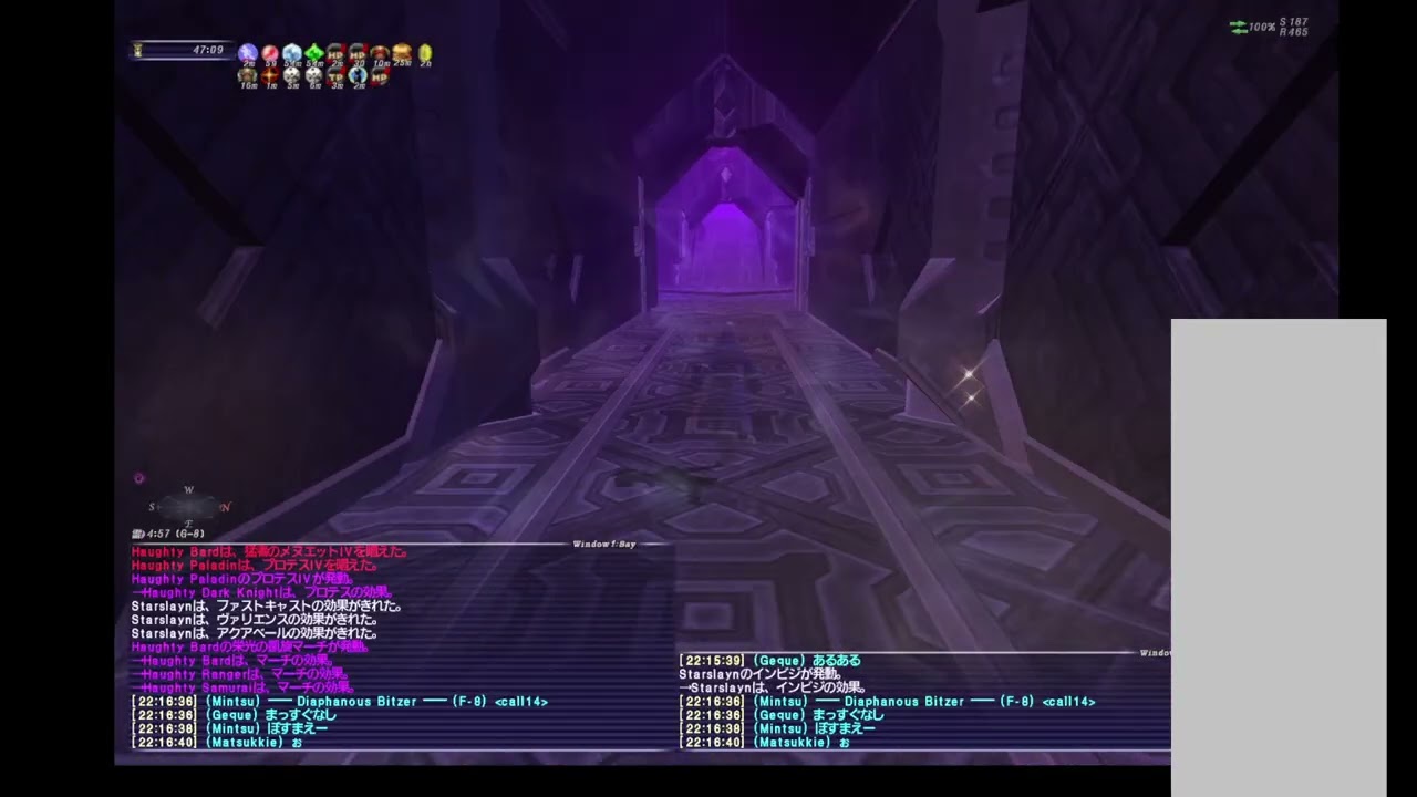 【FF11】ソーティー８ボス（＋七＋下層ＮＭ×２）：風視点