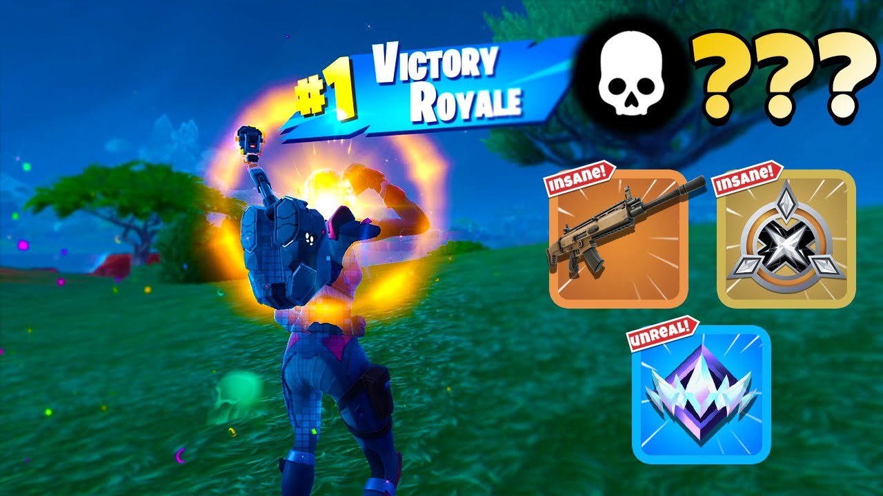 High Elimination Unreal Ranked Solo Zero Build Win Gameplay (Fortnite Chapter 5 Season 4)