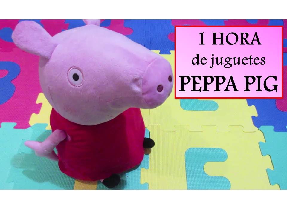 Peppa Pig UNA HORA de vídeos de juguetes de Peppa Pig en español (RECOPILACIÓN)