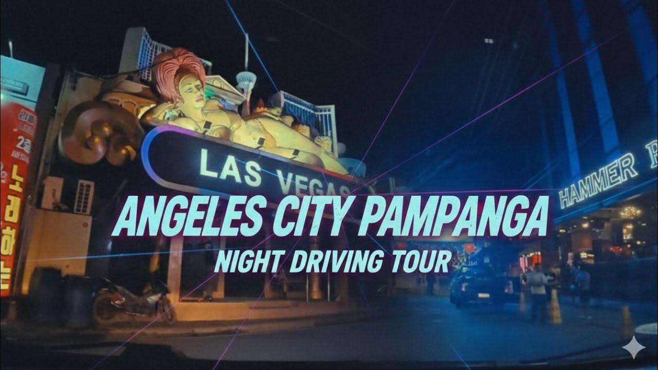 POV Night Drive: Angeles City, Pampanga | No Talking (Music Only)