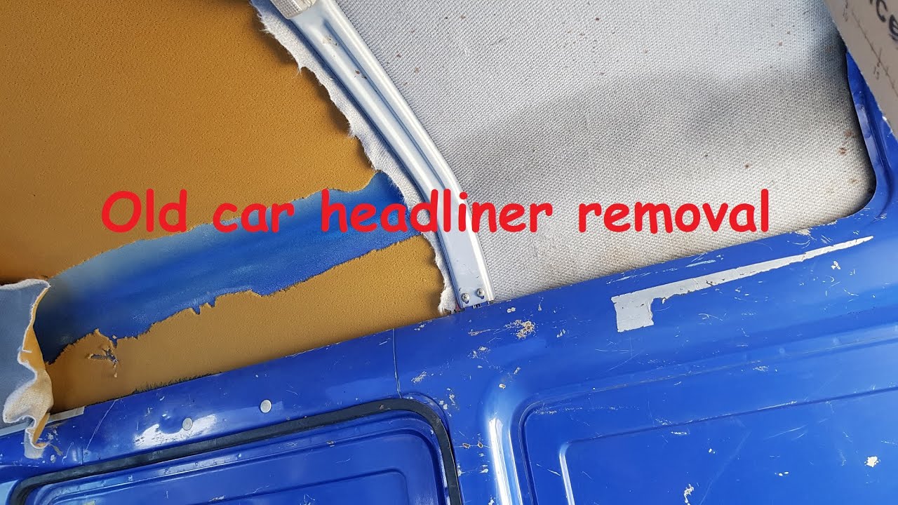 Microvan transformation journey STEP:5 Daewoo Damas /  How to remove old foam from the car headliner