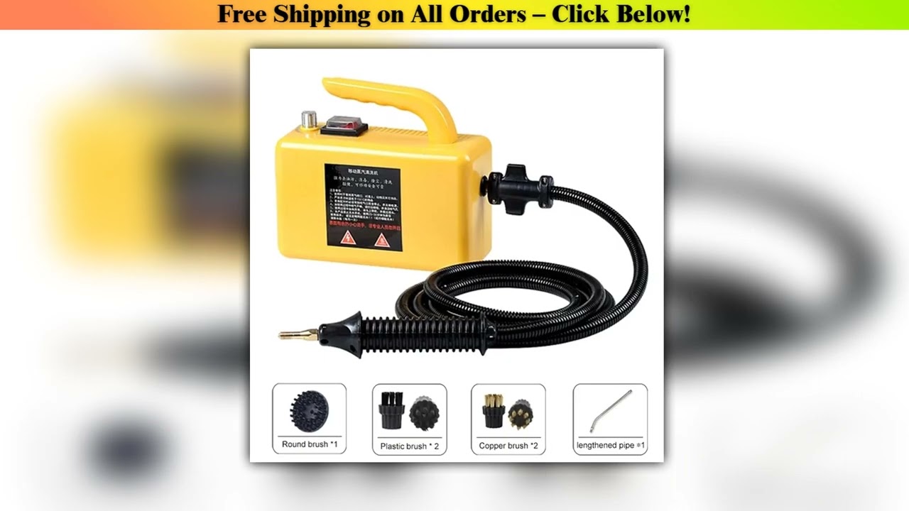 High Temperature Steam Cleaner 2600W Sterilization Pressure Jet Washer Machine for Home Car