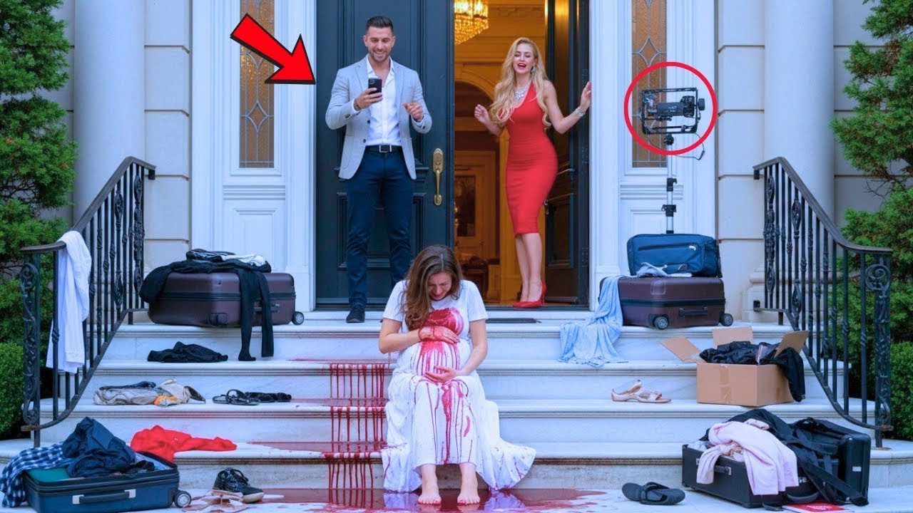 Pregnant Wife's WATER Broke During Eviction — Millionaire Husband Live Streamed With Mistress