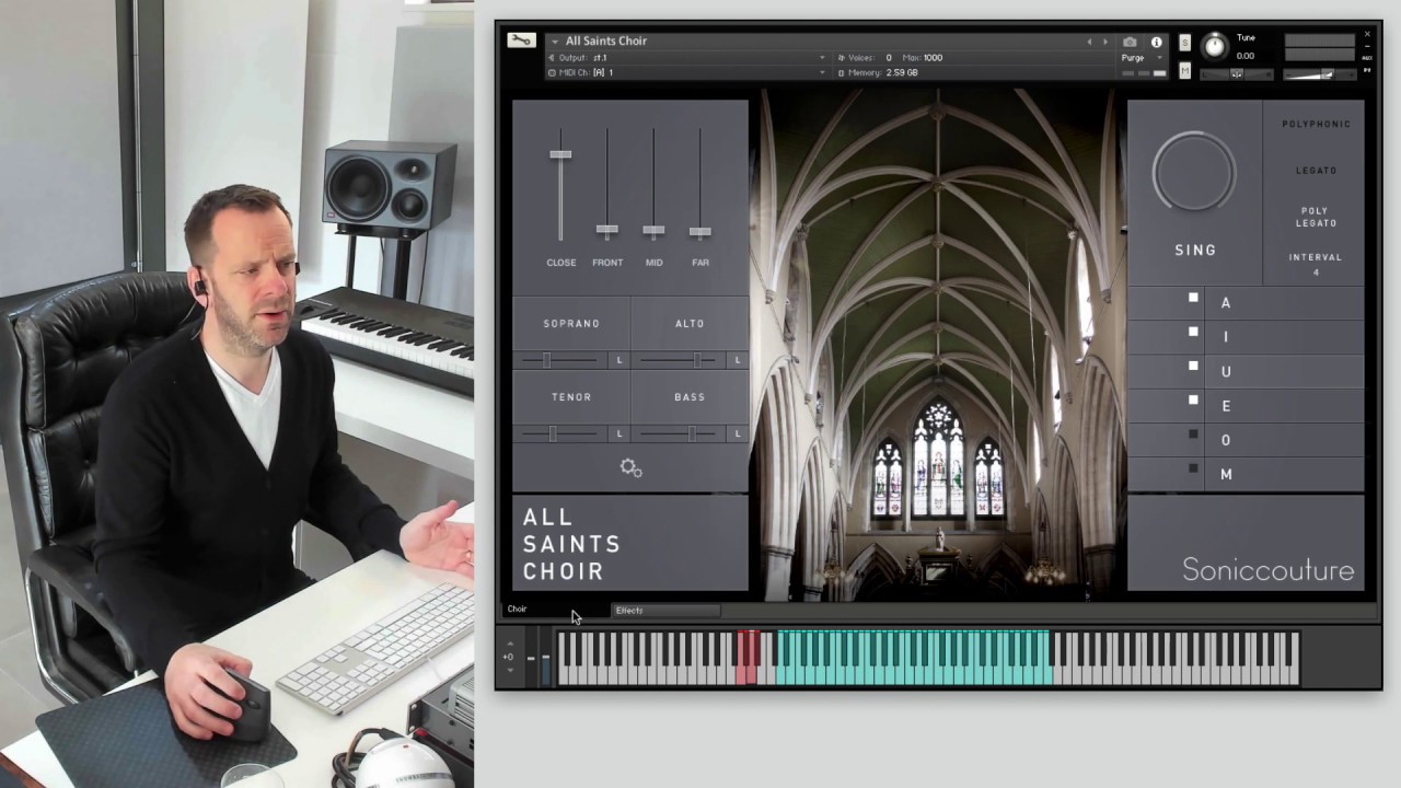 Soniccouture All Saints Choir: Walkthrough