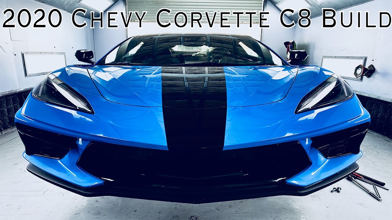Nostalgia Hot Rods | 2020 Chevy C8 Corvette Z51 Build Part 1 | Custom Paint and Engine Bay Panels