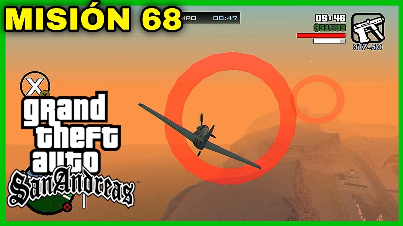 ✔️Learning to Fly - GTA San Andreas - Misión #68 (XBOX 360)
