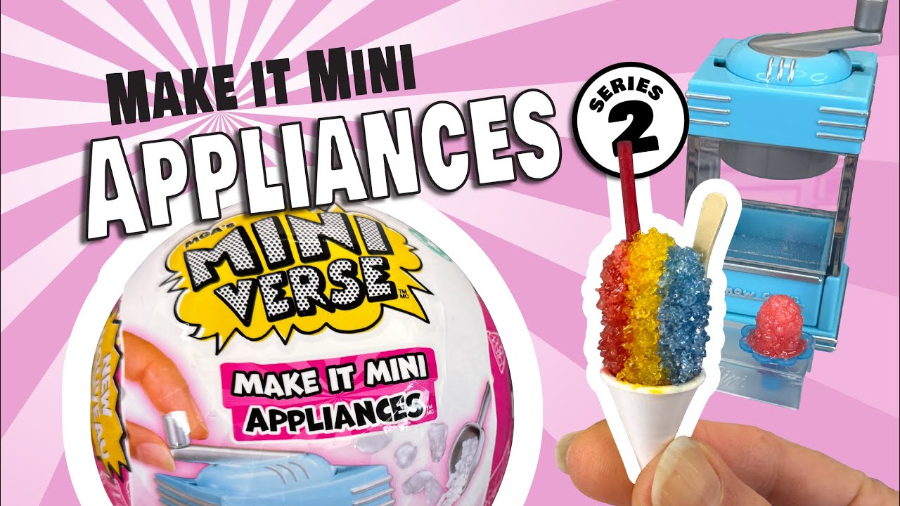 🍧 *NEW* Miniverse Snow Cone Machine: Mini Appliance, Maxi Nostalgia + a Tropical Shave Ice Throwback