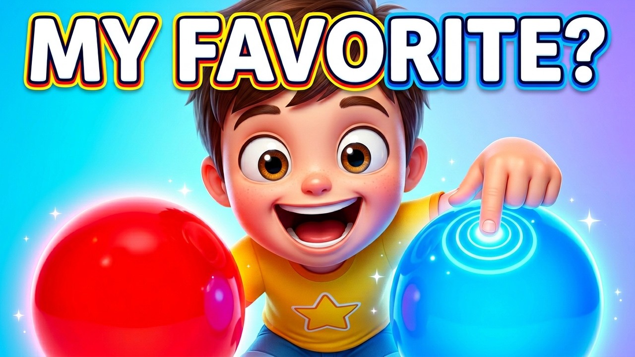 My Favorite Color Song  | Tap & Learn Colors for Toddlers | Kiddos Academy