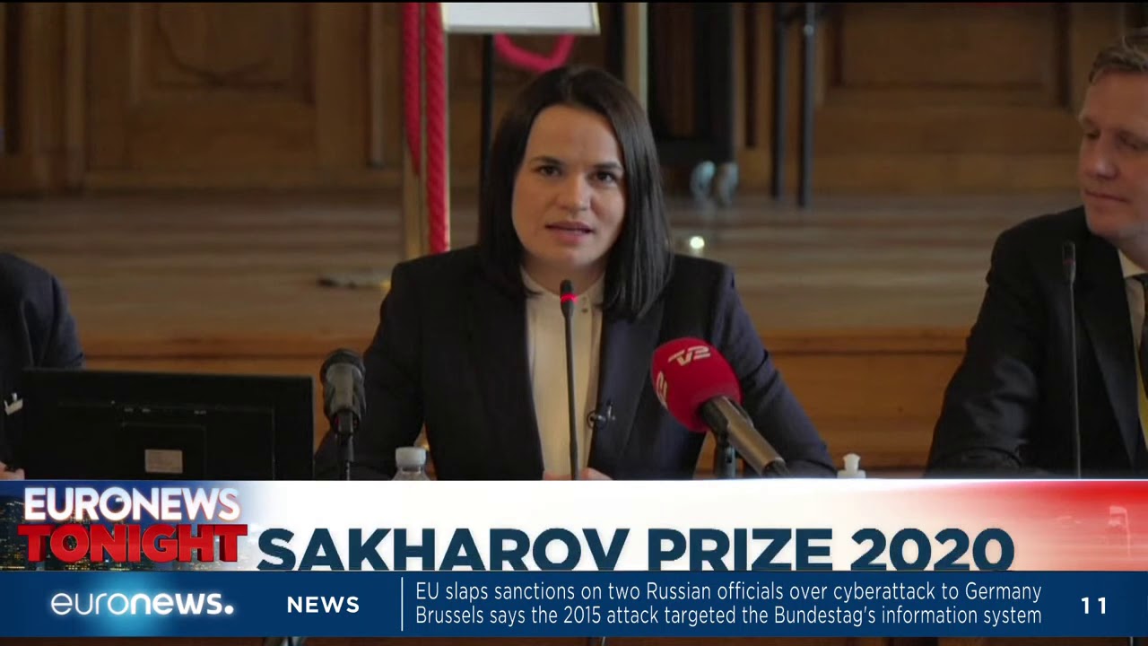 Sakharov Prize 2020: Belarusian opposition wins EU Human right award
