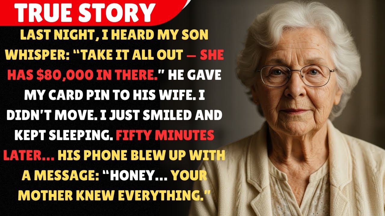 My Son Gave My Card PIN to His Wife. I Smiled That Night.