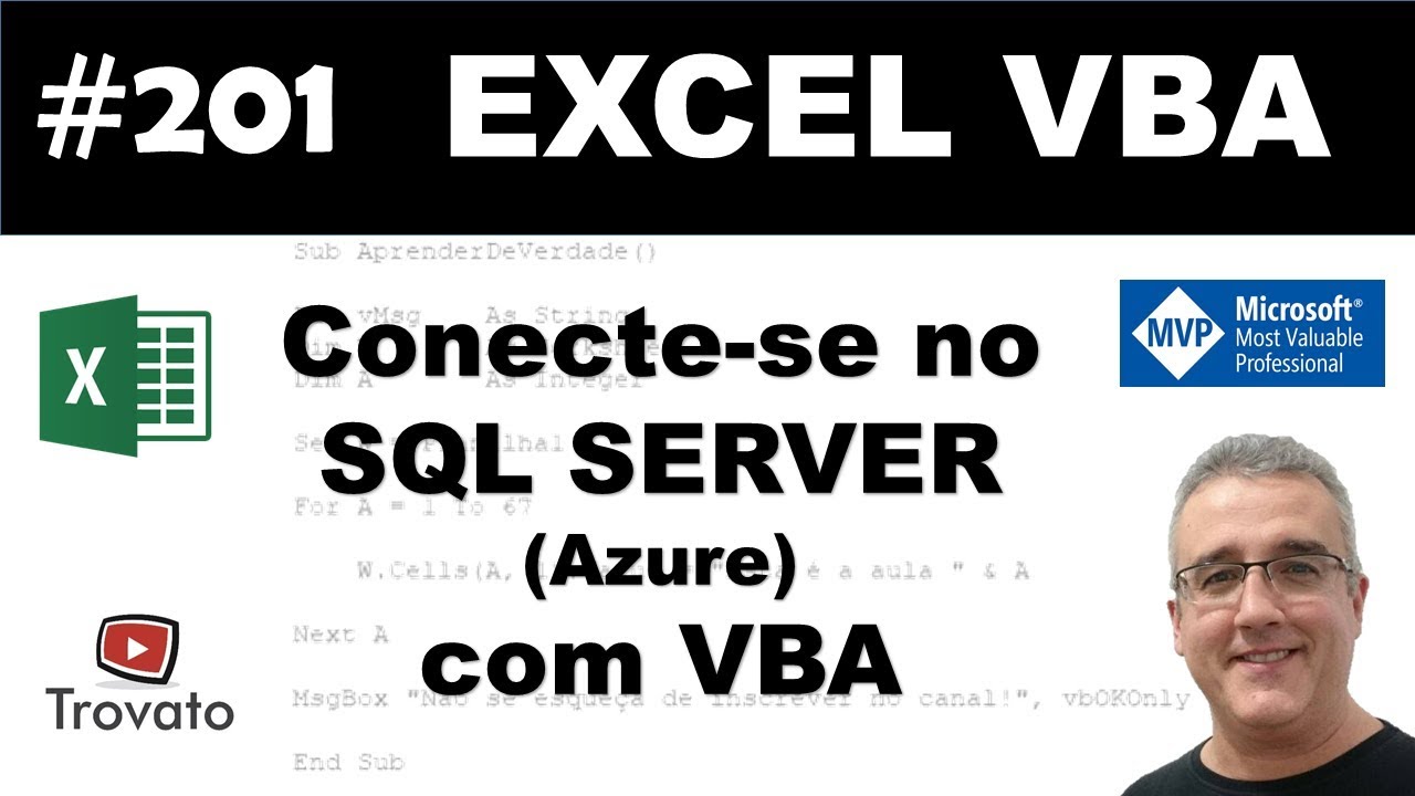 #201 - Excel VBA - Conectar no SQL Server no Azure