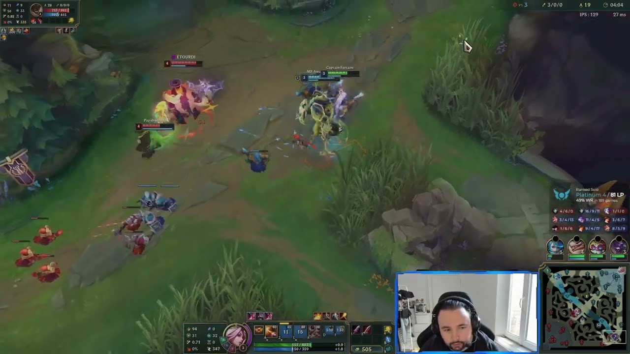 Retour en stream : LOL FULL SOLO Q ADC GRING E4 | Part 1