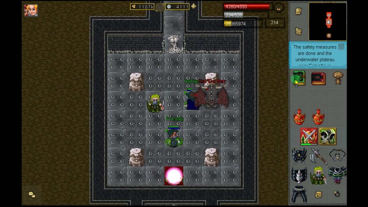 TibiaME: Pentora Boss Xal'Du'Nar Hit 29/07/2024