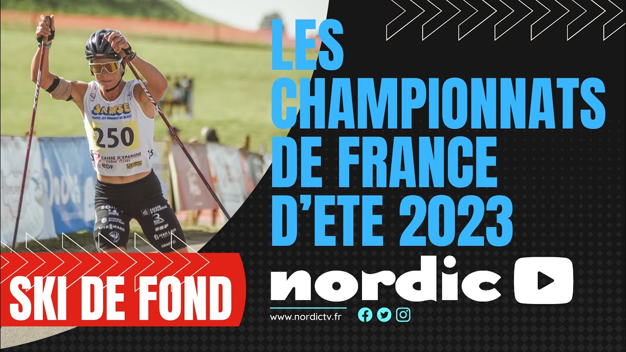La vidéo des championnats de France de ski de fond d'été 2023