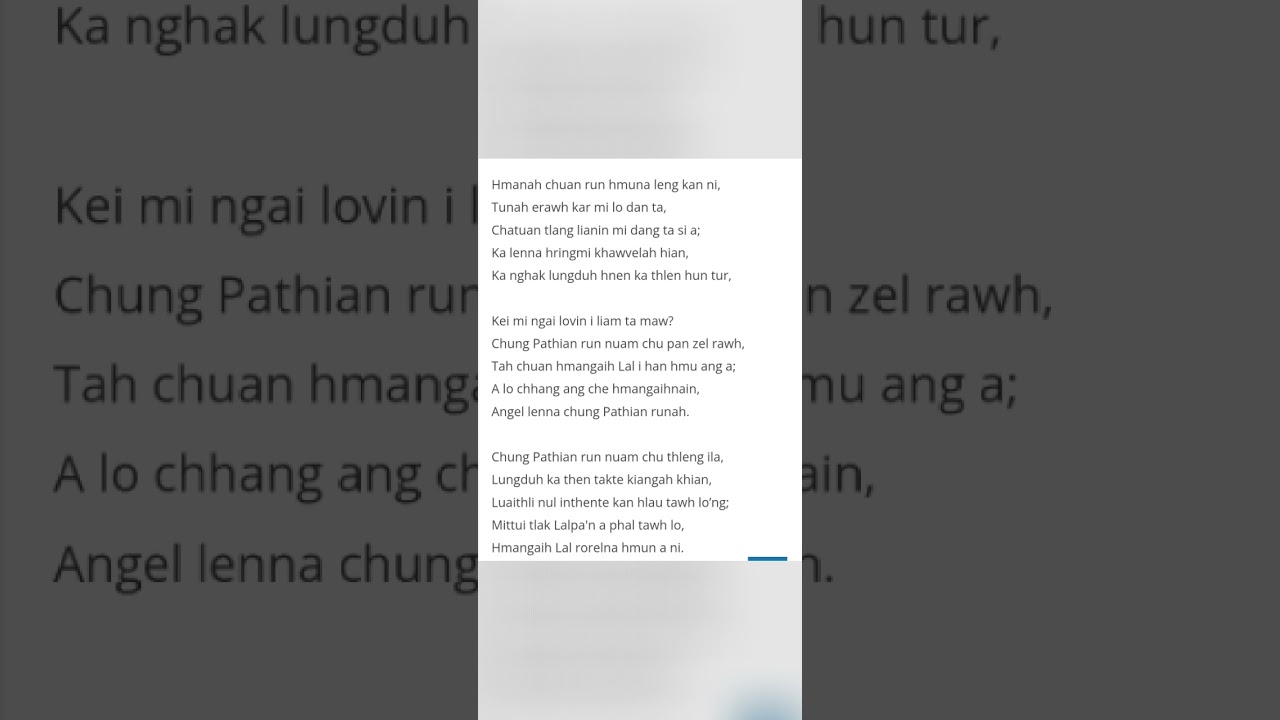 Hmana kan nunhlui chul tawh hnu