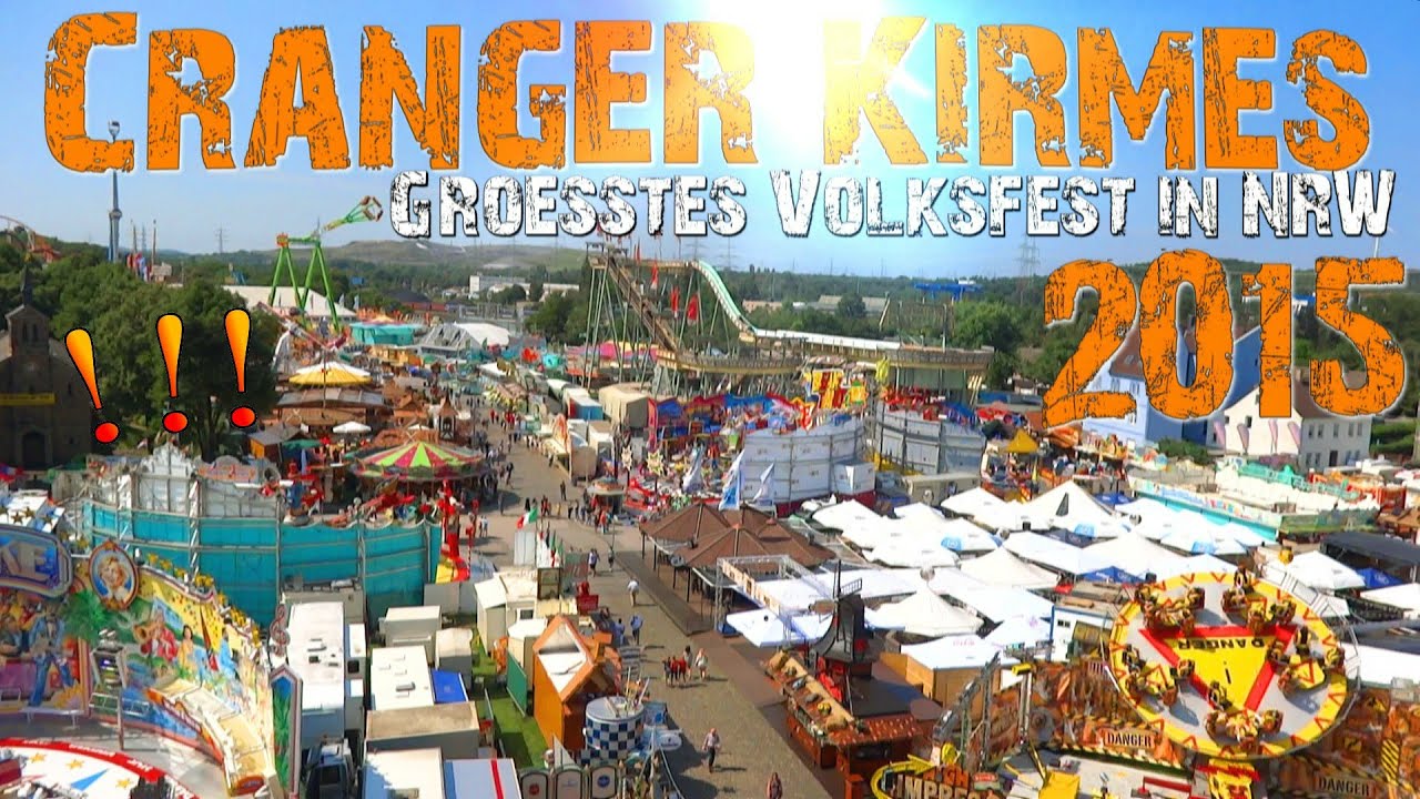 Cranger Kirmes in Herne/Wanne Eickel 2015 ► Kirmes Fahrgeschäfte Mix │MGX