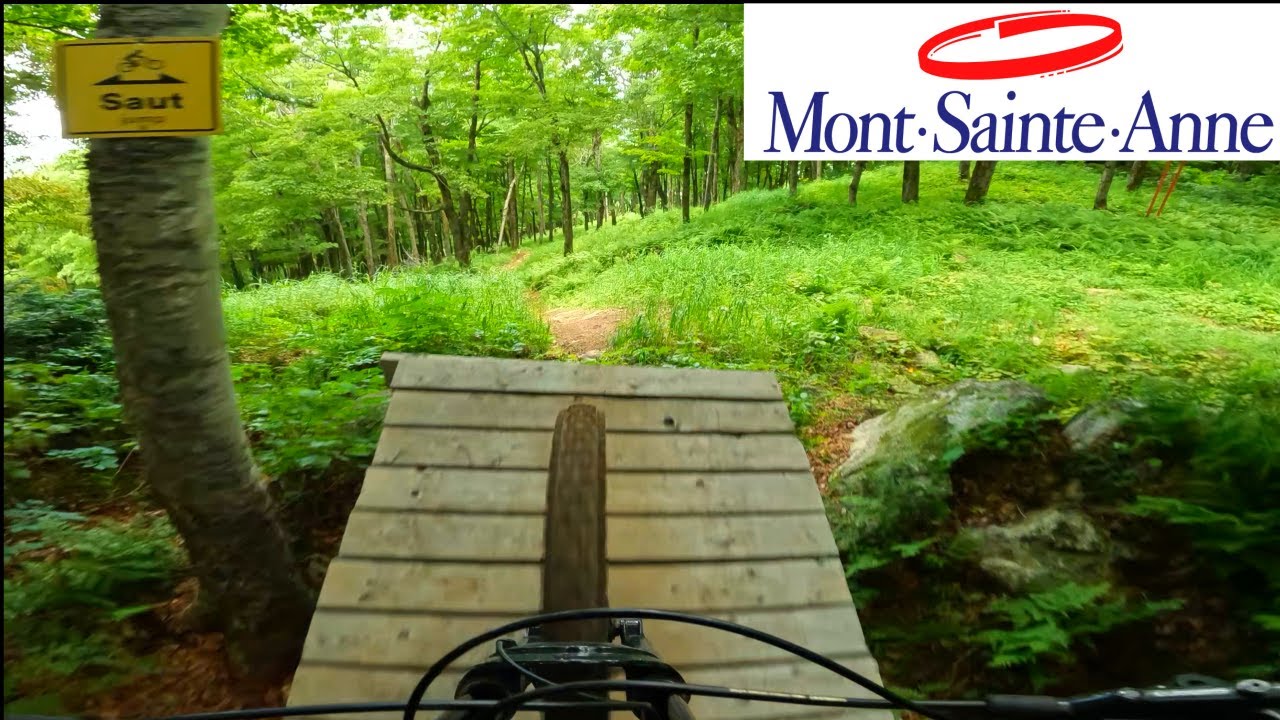 Je me loue un bike de descente et j'essaye les grosses trails du Mont-Sainte-Anne!!