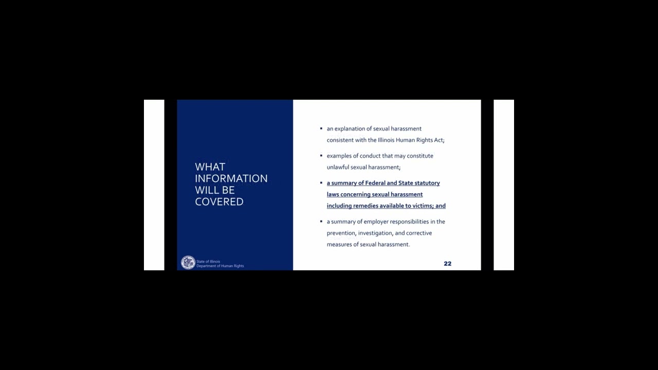 Illinois Harassment Training 2023 ENG
