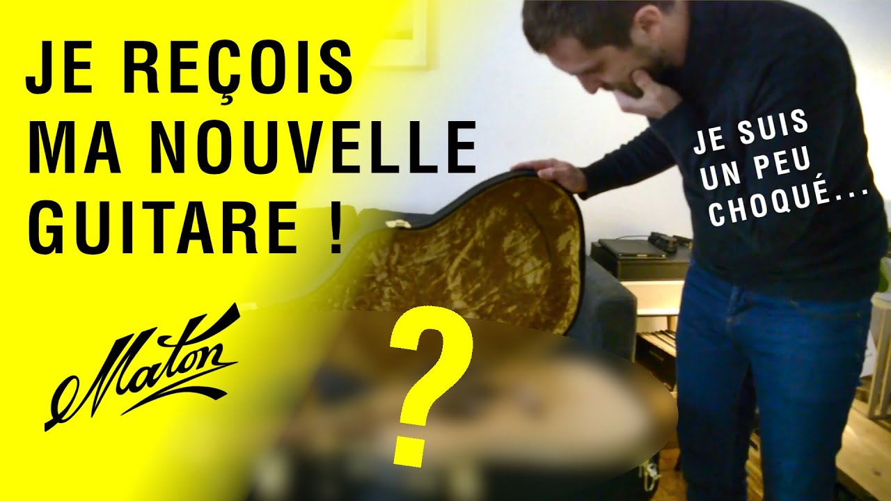 MA NOUVELLE GUITARE MATON SRS60 (Unboxing + Test) | Je suis choqué ça tourne mal