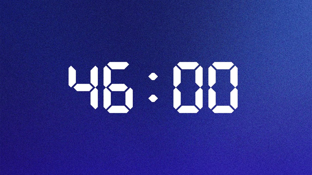 46 Minute Timer to Shift Your Brain Waves to Focus & Stay in Frequency | Deep State Edition | NX 🎵🎵