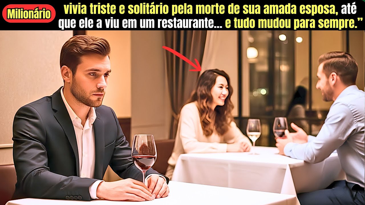 Milionário vivia triste e solitário pela morte de sua amada esposa, até que ele a viu em um...