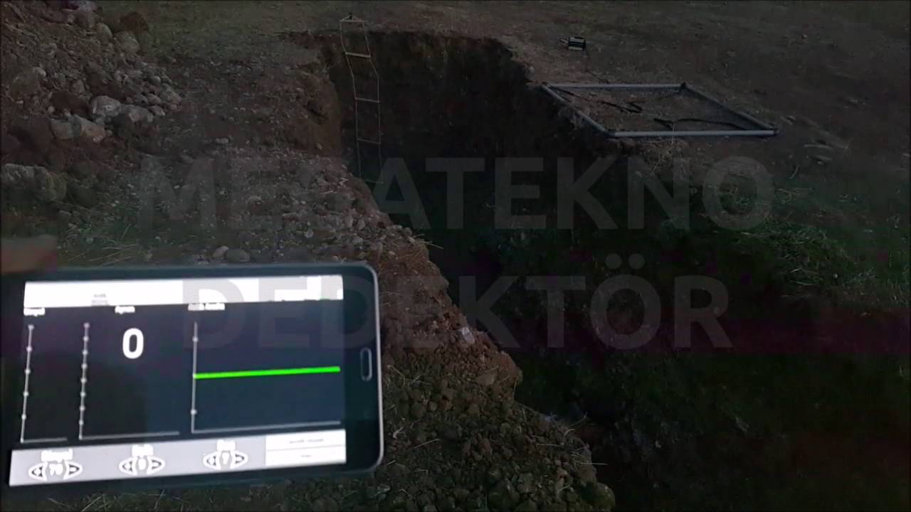 PIMAX 3 Dedektör 150cm Doğal Toprak Altından Derinlik Testi