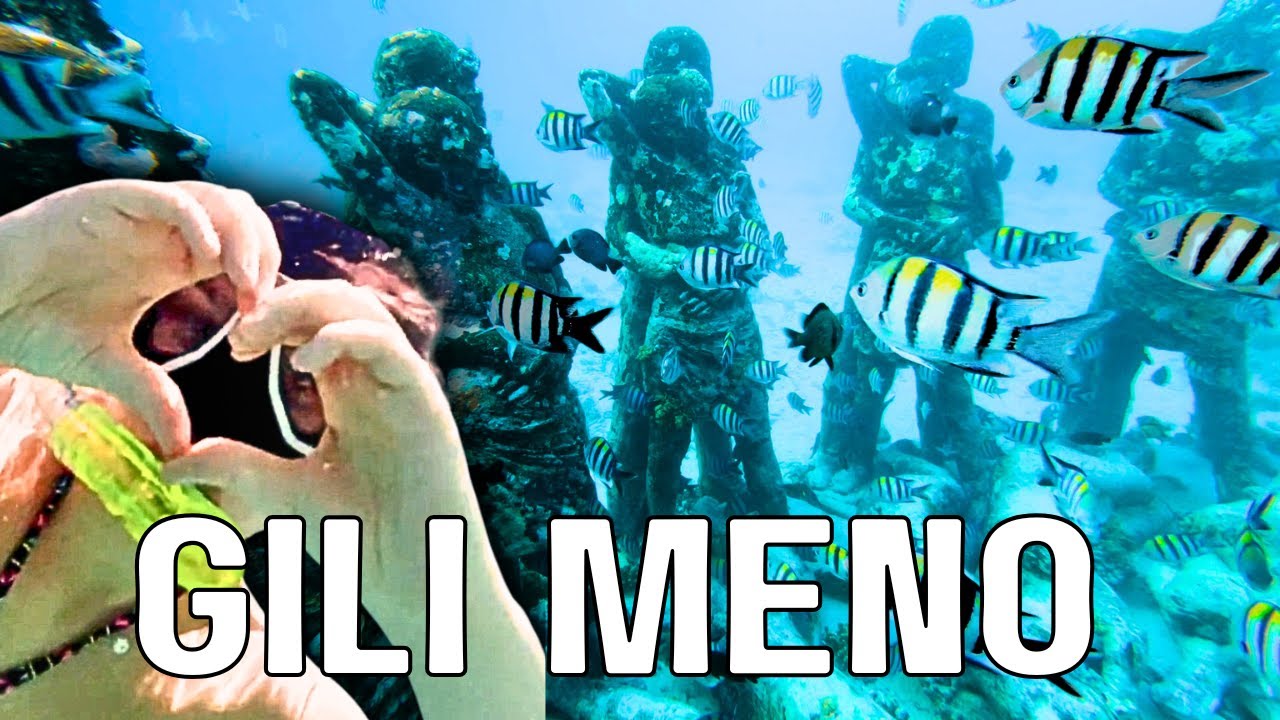 Gili Meno Snorkeling & Underwater Statues | Gili Islands Travel Guide
