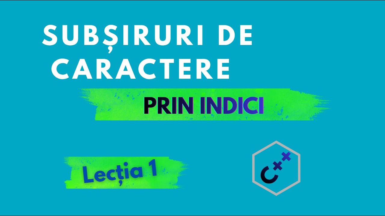 Subșiruri în C++ folosind doar indici | Afișarea tuturor sufixelor unui șir de caractere