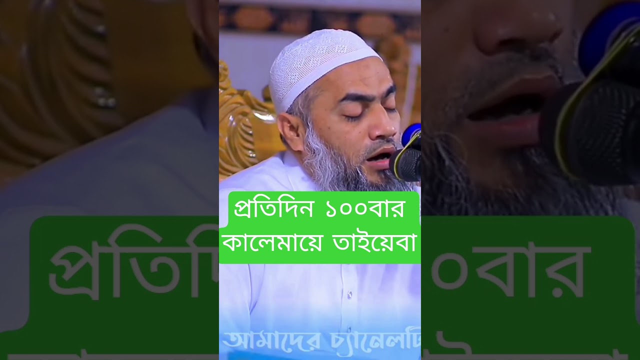 প্রতিদিন ১০০বার কালিমা। মুফতী মুস্তাকুন্নবীর কাসেমী #মুস্তাকুন্নবীর কাসেমী #islamicsong