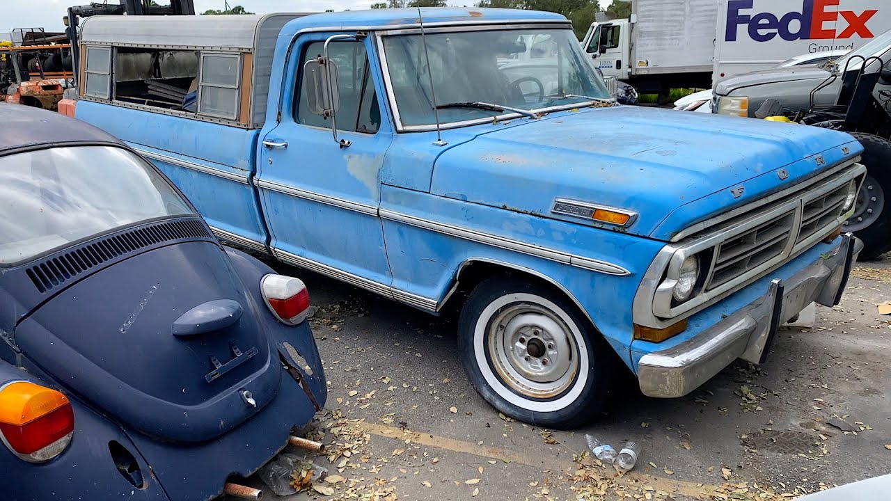 Scrap Yard Rescue | Abandoned 1972 FORD F100 Explorer V8