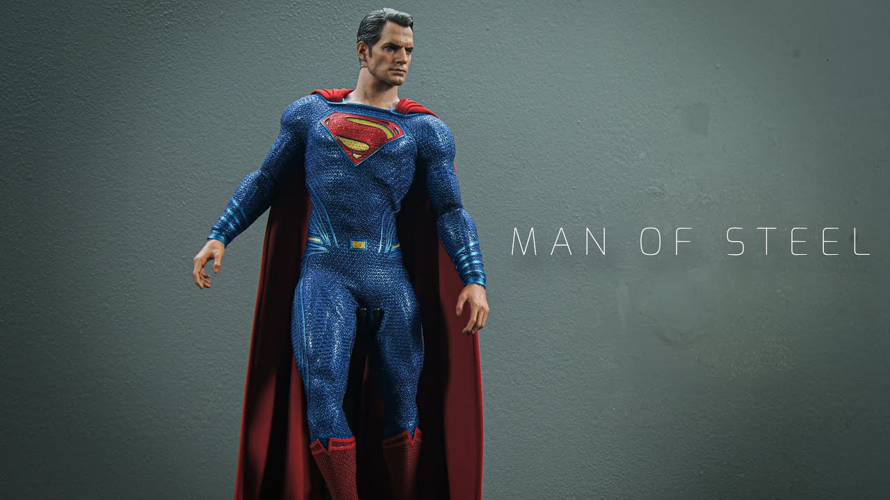 Hot Toys Justice League Superman 1/6 Scale Movie Masterpiece 4K Figure Unboxing Review