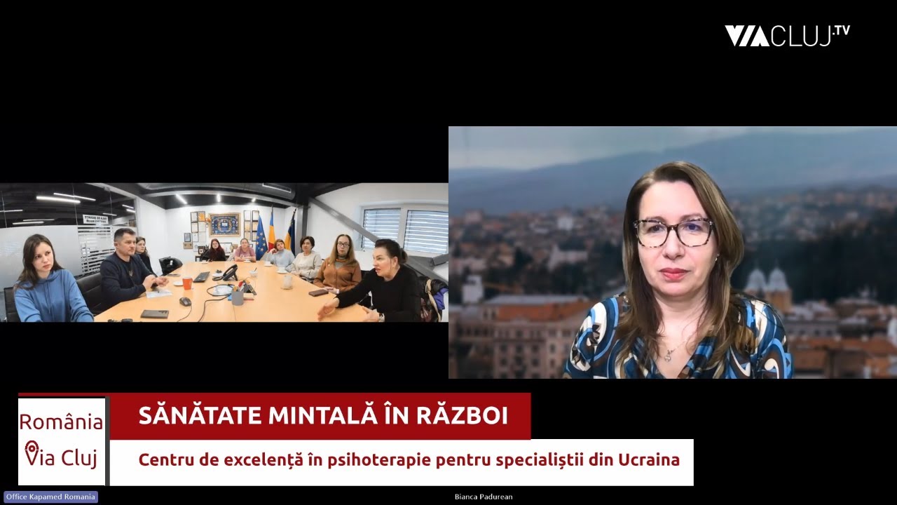 Sănătate mintală în război: cooperare internațională cu psihologi și medici din Ucraina