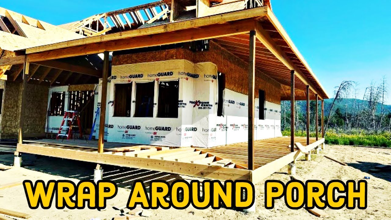 DIY Framing A Country Wrap Around Porch!