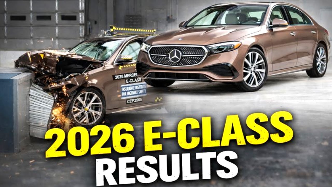 Обновленные результаты краш-тестов IIHS для Mercedes-Benz E-класса 2026 года