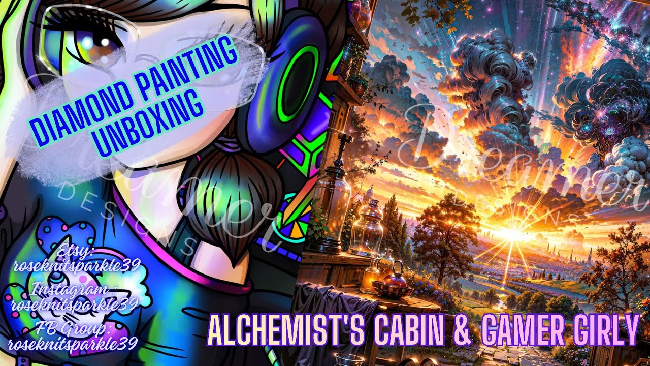 Ep 560: Dreamer Designs Unboxing- Alchemist's Cabin & Gamer Girly #craft #dreamerdesigns #unboxing