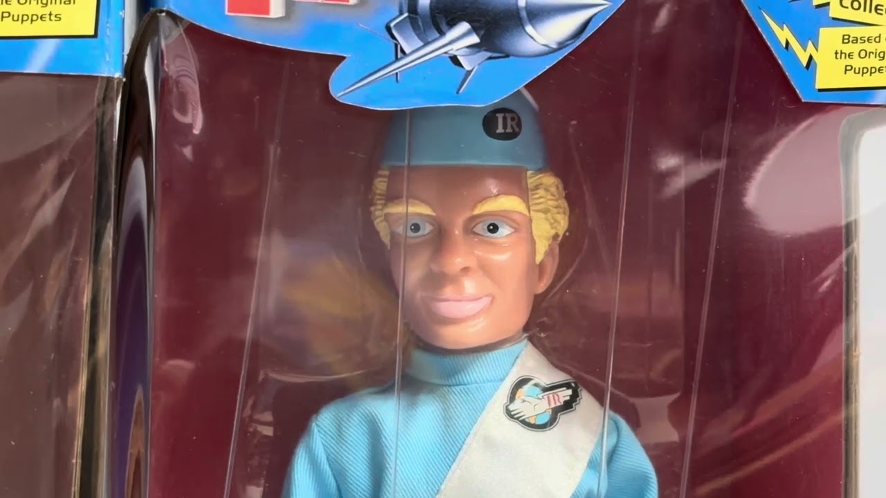 Vintage Pelhams 1999 Gerry Andersons Thunderbirds Virgil, Scott, & Alan Tracy Supermarionette Puppet